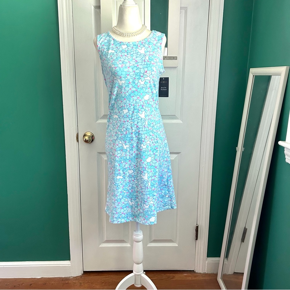 MAHI GOLD Seaview Shift Dress Small NWT